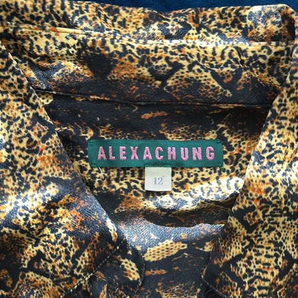 ALEXA CHUNG | Snake Print Blouse - Picture 7 of 9
